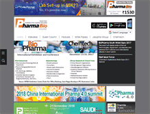Tablet Screenshot of pharmabioworld.com